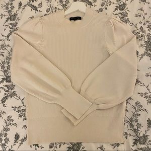BANANA REPUBLIC Ribbed Balloon Sleeve Sweater - Size M, EUC
